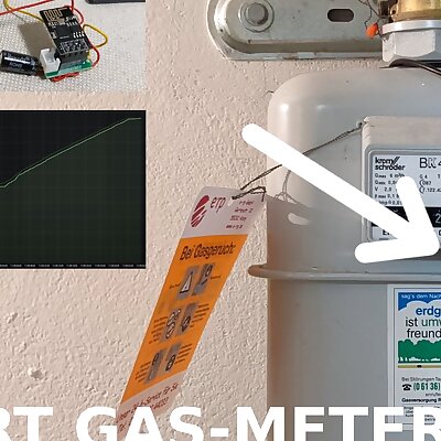 Gas meter  Receive magnetic pulses with an ESP8266