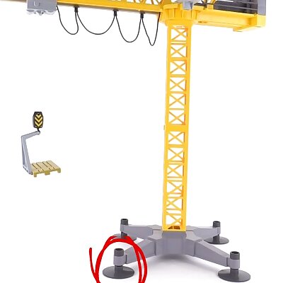 Playmobil Crane foot