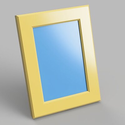 6 X 4 Photo Frame with Integral Stand and Backplate Lock Portrait Orientation
