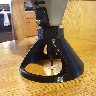 Router attachment for rotary tool