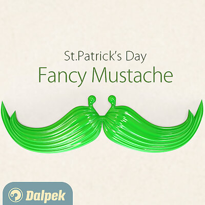 Fancy Mustache for St Patricks Day