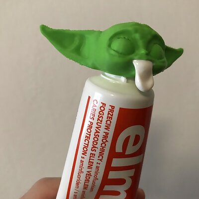 Baby Yoda Elmex Toothpaste Vomit