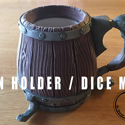 Can holder  Dice Mug