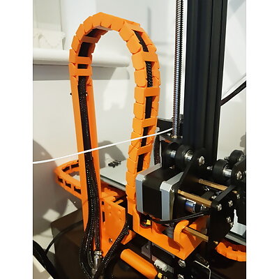 Creality CR10 Z axis cable drag chain