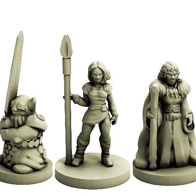 Fantasy Adventuring Party 18mm scale