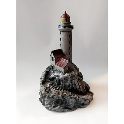 Lighthouse on a rock