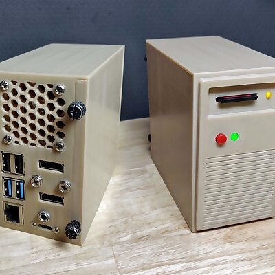 Raspberry Pi 4 case  Retro tower desktop