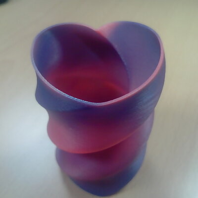 Twisted Heart Vase