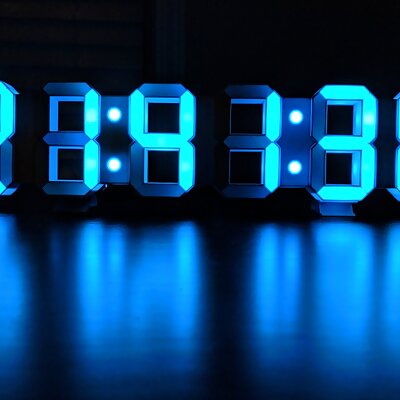 7 Segment LED Clock