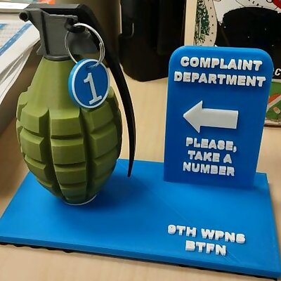 complaint grenade