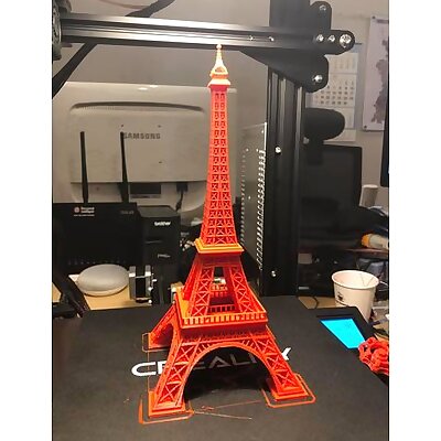Eiffel Tower for Creality Ender 3Pro with no support