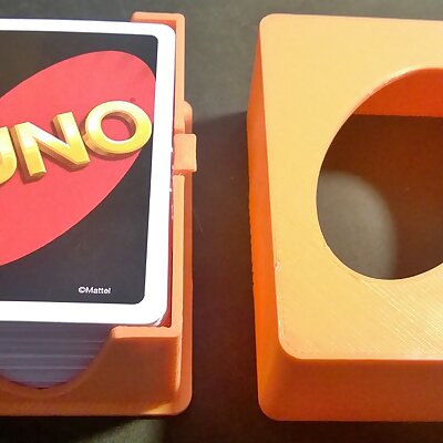 UNO Card Box Deck Holder Kartenschachtel