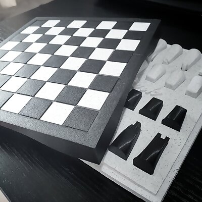 Chess Set  Board  Pieces  Box