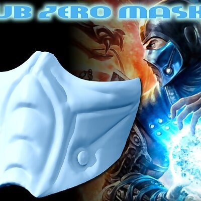 Sub Zero Mask  Full Size Mortal Kombat