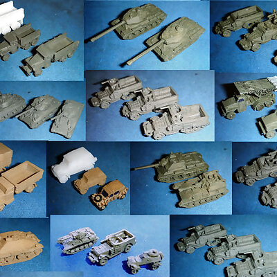 1200 Tanks and Vehicles  Pack 2
