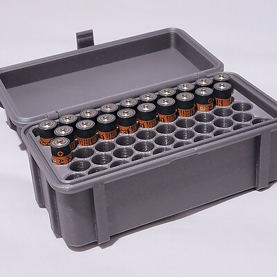 48 AAA Battery Holder  Rugged Box