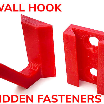 Wall Hook  Hidden Fasteners