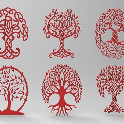 Celtic art Tree for CNC and remixes