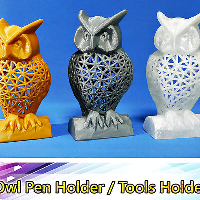 Owl Pen Holder  Tools Holder