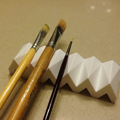 Customizable Paintbrush Holder