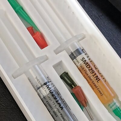 Syringe Box for Flux and Solder Paste