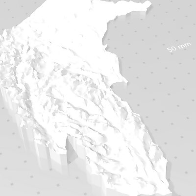 3D Relief Map ACT Canberra