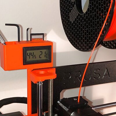 New External Hygrometer housing for PRUSA MK3S with integrated SD Card holder