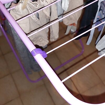 clothes drying rack wire clip fix