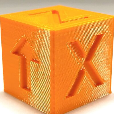 20 mm XYZ Calibration Cube by R3D