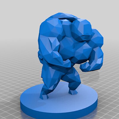 Low Poly Swole Squirtle