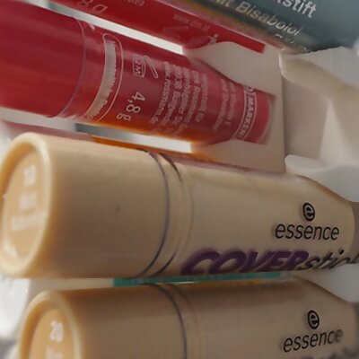5fach Wandhalter für Labello Lippenpflege Stifte