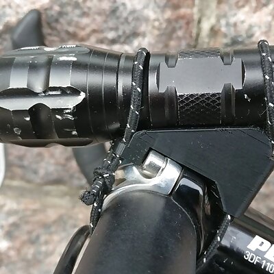 Better Bike Light Holder for Threadless Stem