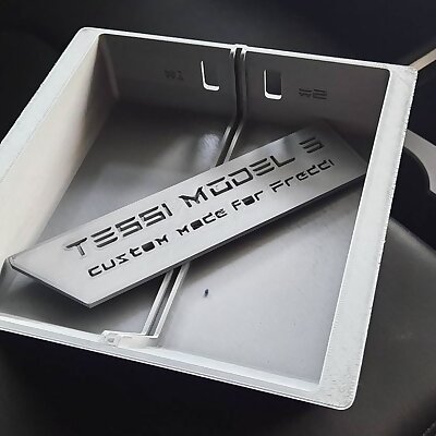 Tesla Model 3Y Center Console Tray with removable divider