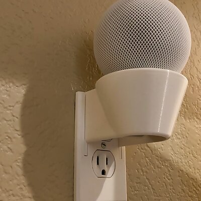 HomePod Mini Wall Outlet Shelf for US Duplex Receptacles
