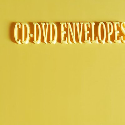 CDDVD Envelope Holder