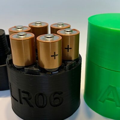 AA Battery container