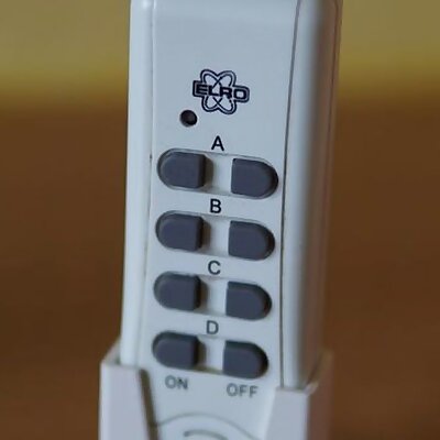 Wireless socket remote control holder