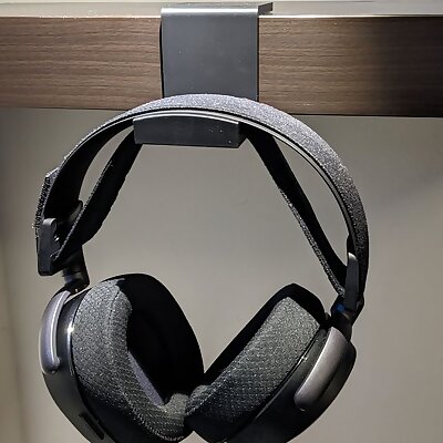 Ikea Lack shelf headset holder