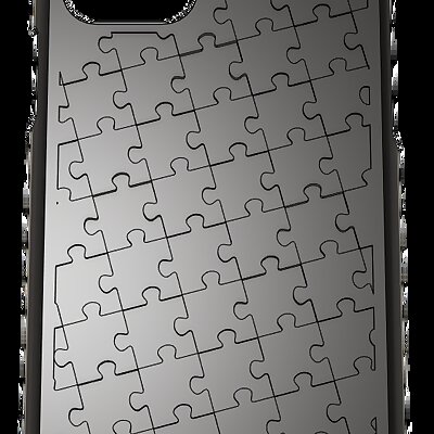 iPhone 11 Pro perfect fit customizable case  puzzle version