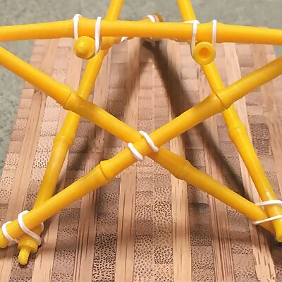 BAMBUILDI Modular Bamboo Stick Construction Play Set