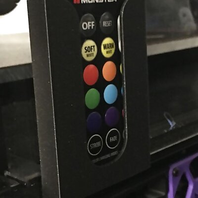 Simple lighting remote holder