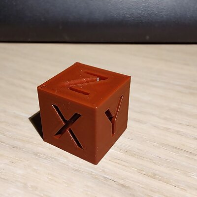 XYZ Calibration Cube 20mm by SteL
