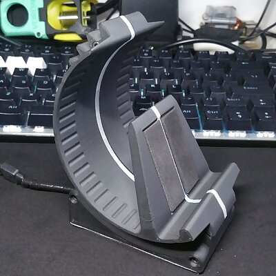 Cyberpunk style Geared Phone Stand