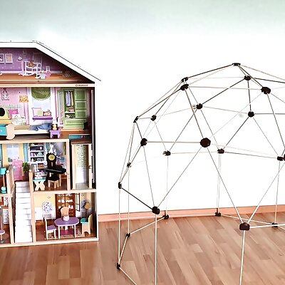 Geodesic Dome Baby Yurt Foil Greenhouse
