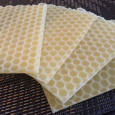 Hexagon Beeswax Sheet  Silicone Mould