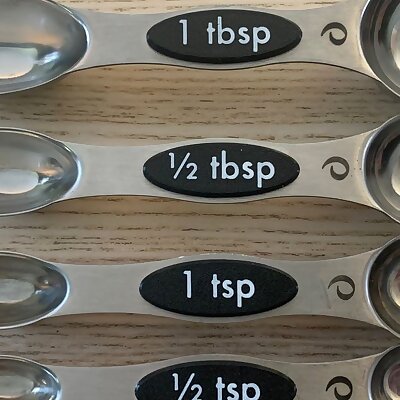 Labels for Measuring Spoons