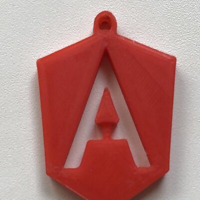 Angular Logo Keychain