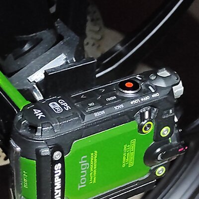 KameraGo Pro Halter für Blaupunkt Fiene  Fiete 500 an der Radgabel unten