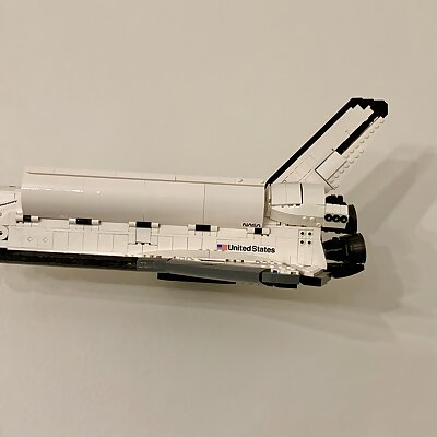 LEGO Discovery Space Shuttle Wallmount  Without support