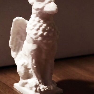 Low Poly Griffon Statue